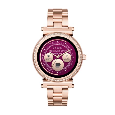 Ladies' Michael Kors Access Sofie Rose Gold